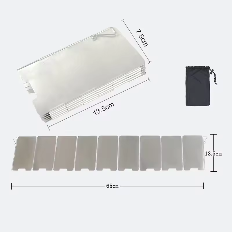 Camping Cooking Drawer - 야외 스토브 바람막이 캠핑 윈드스크린 9판