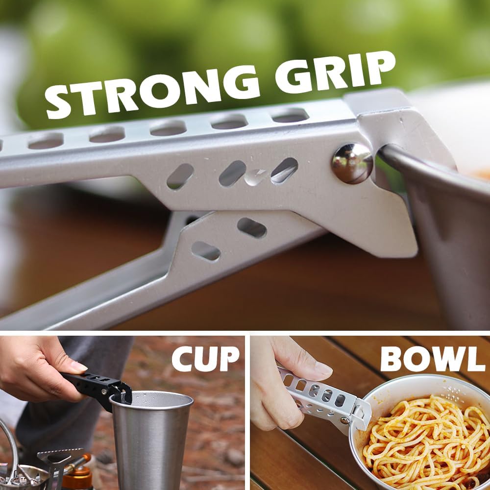 Camping Cooking Accessories Set - 야외 내열 냄비 집게 캠핑 조리기구