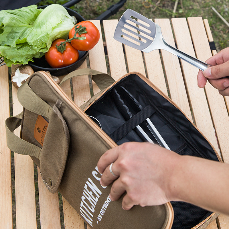 Camping Cooking Utensils Storage - 8pcs 캠핑 주방 조리기구 세트 휴대용