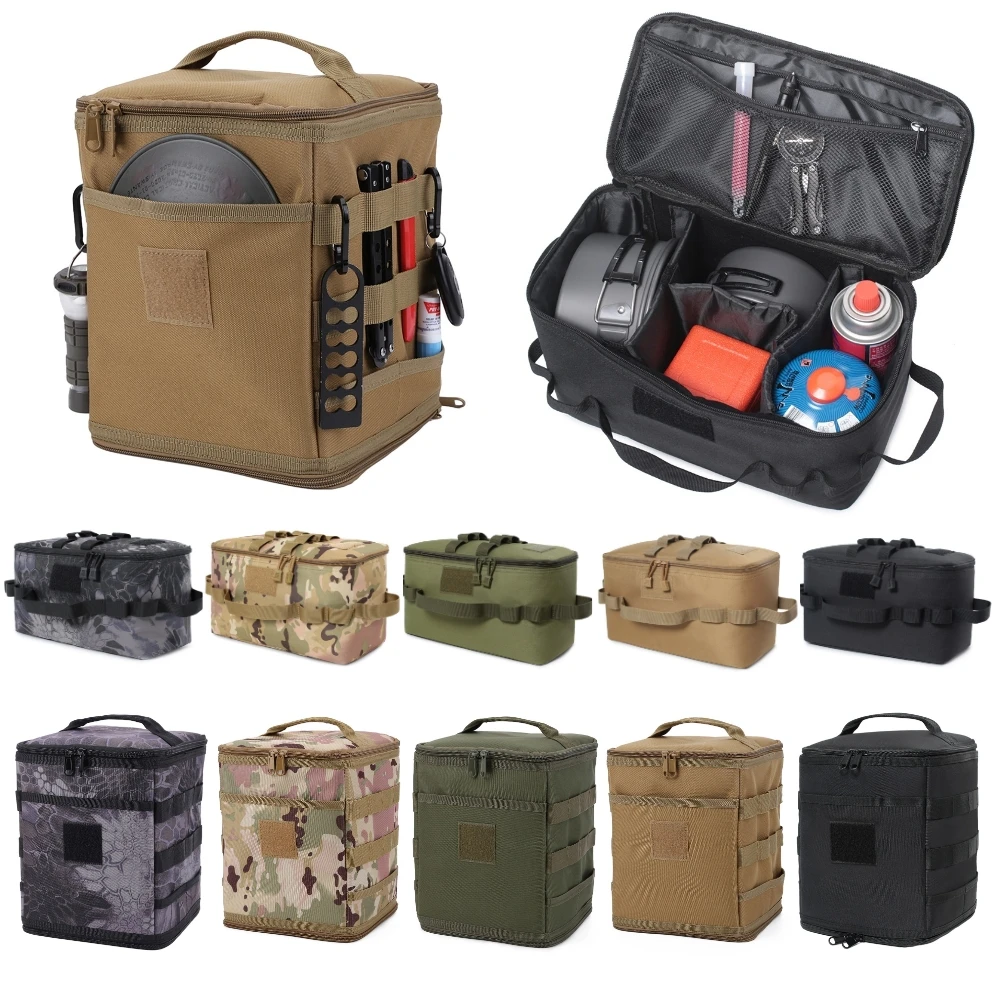 Camping Cooking Utensils Storage - 전술 주머니 캠핑 보관 가방 요리기구