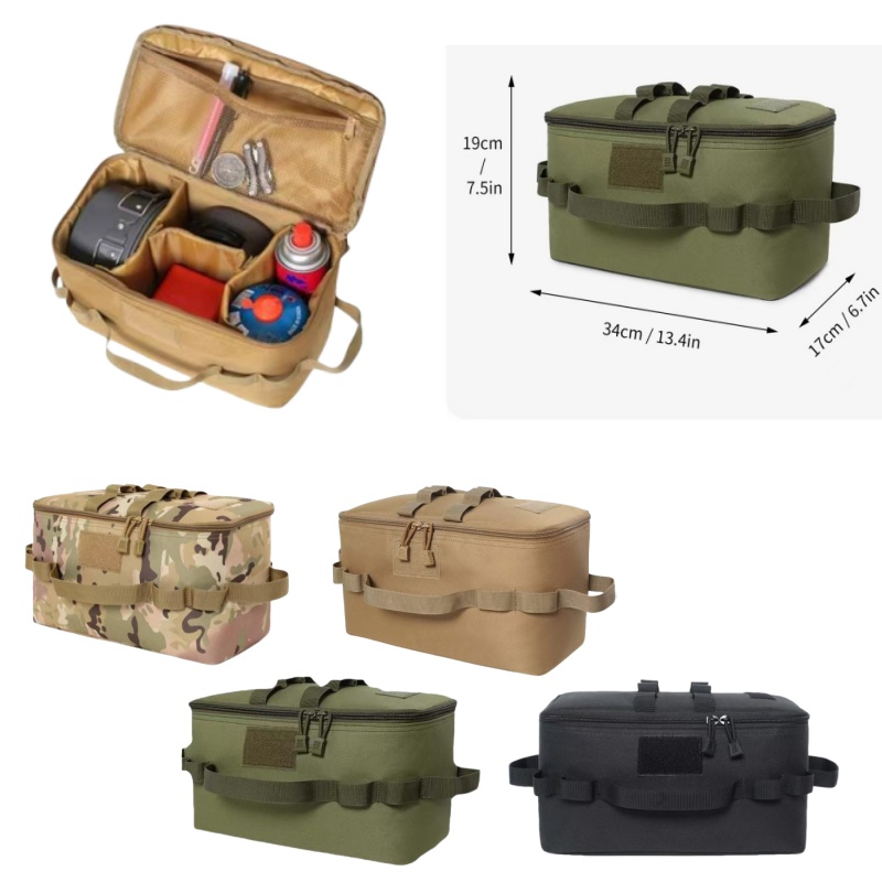 Camping Cooking Utensils Storage - 야외 주머니 캠핑 보관 가방 조리기구