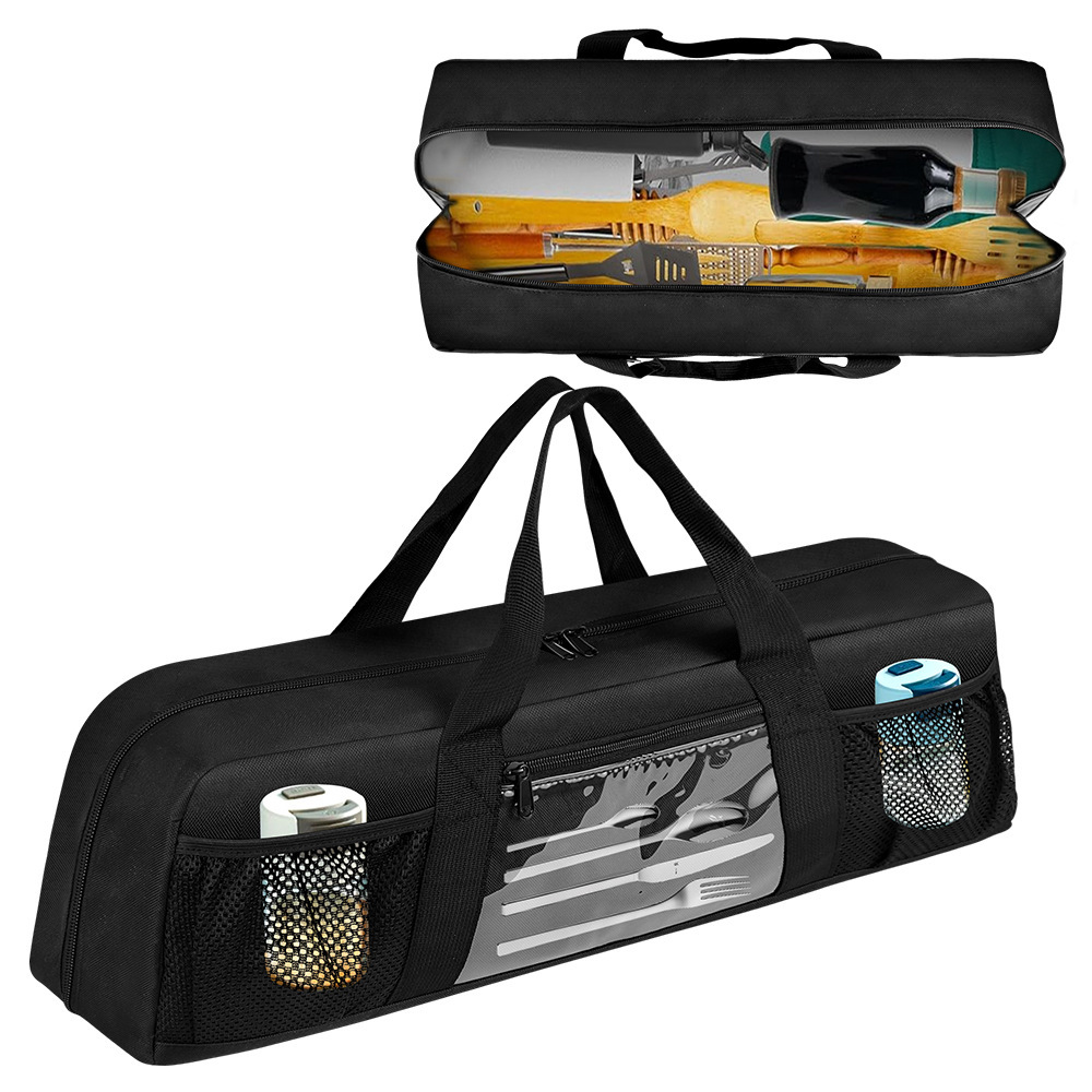 Camping Cooking Utensils Storage - 내구성 있는 바베큐 도구 보관 가방,
