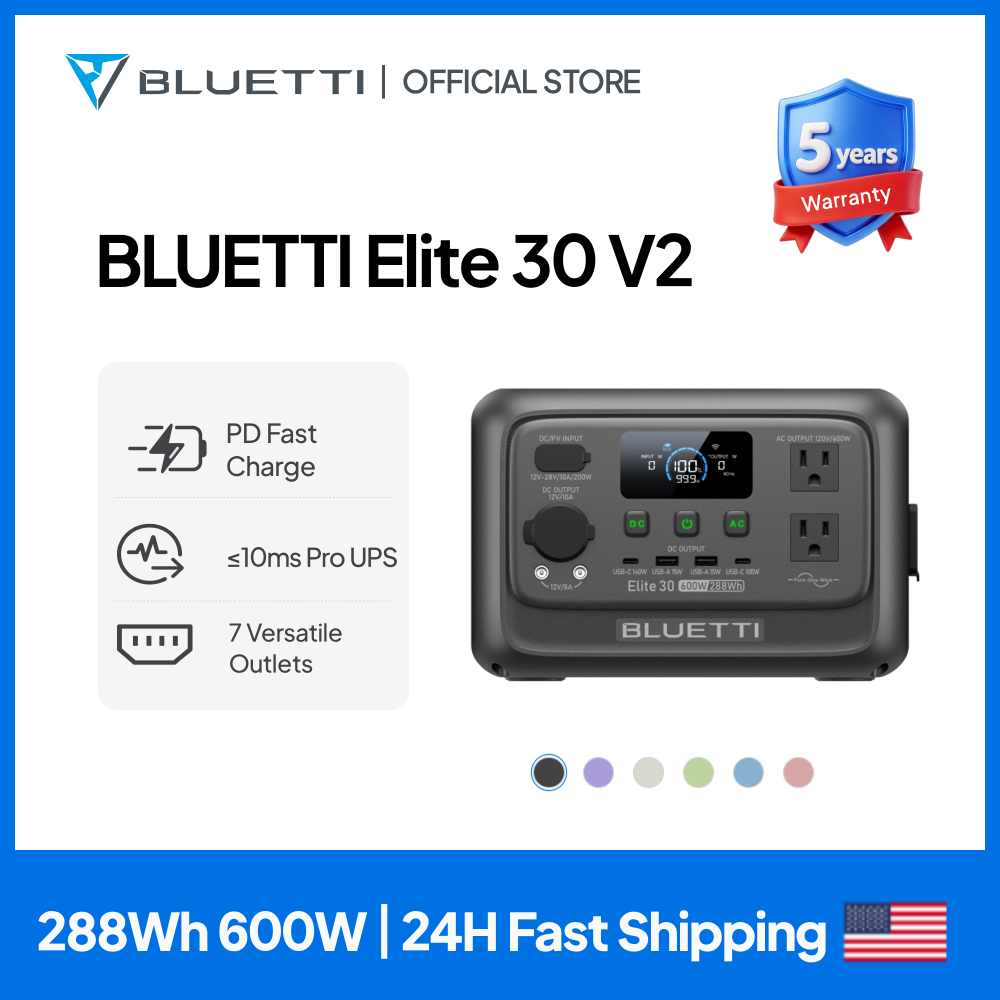 Camping Cooking Utensils Kit - 【리뉴얼】BLUETTI Elite 30 V2 휴대용 발전소