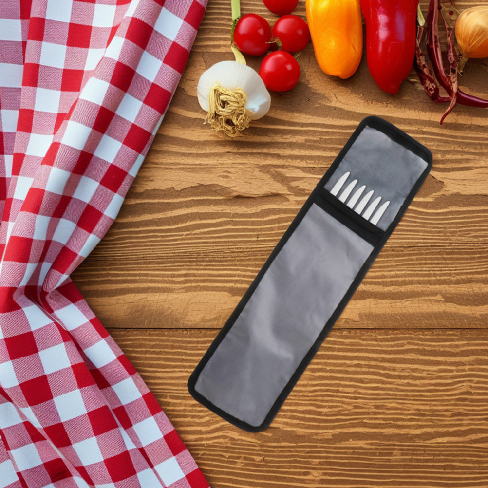 Camping Cooking Utensils Storage - 두꺼운 옥스포드 바베큐 꼬치 보관 가방