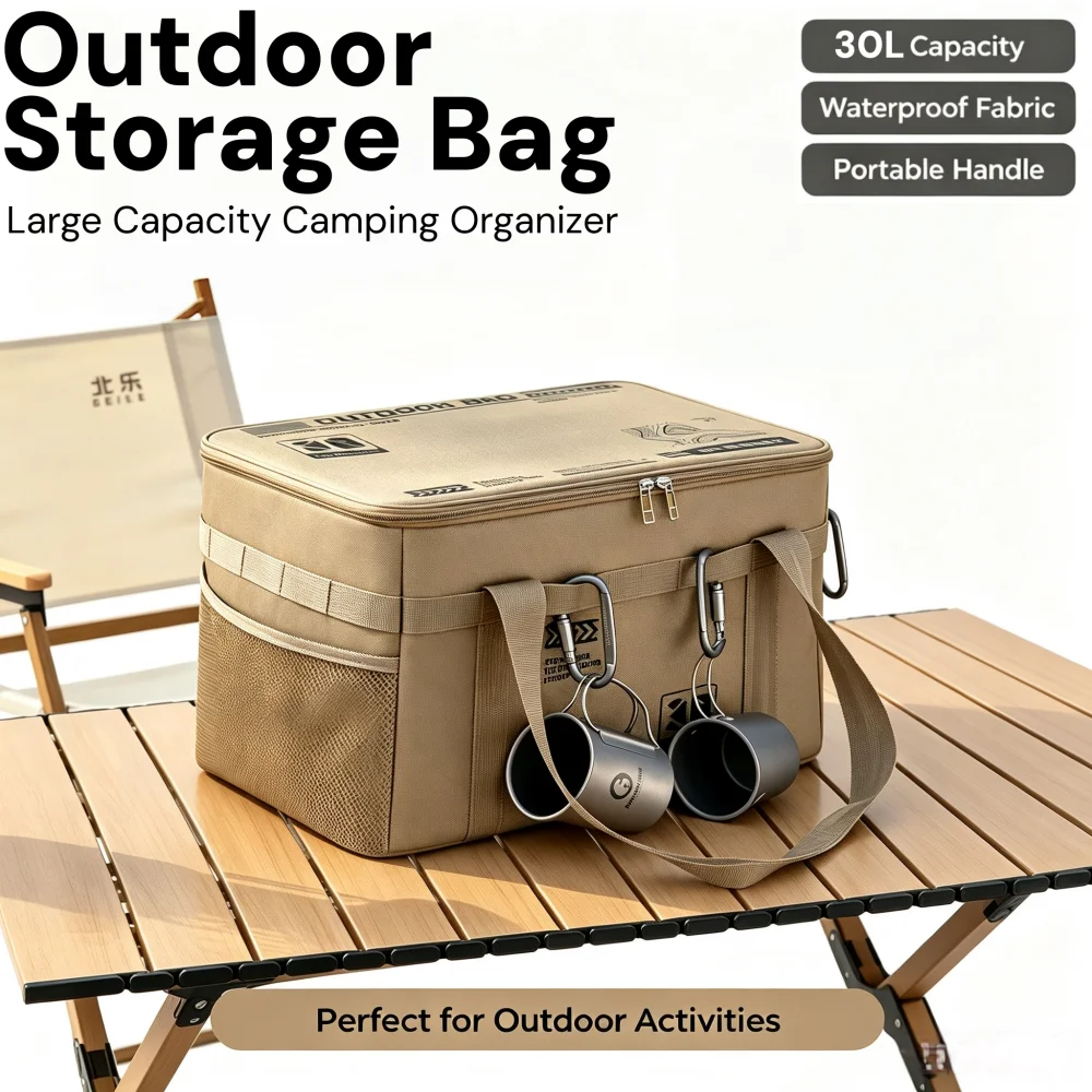 Camping Cooking Cupboard - 30L 대용량 캠핑 조리기구 보관 가방