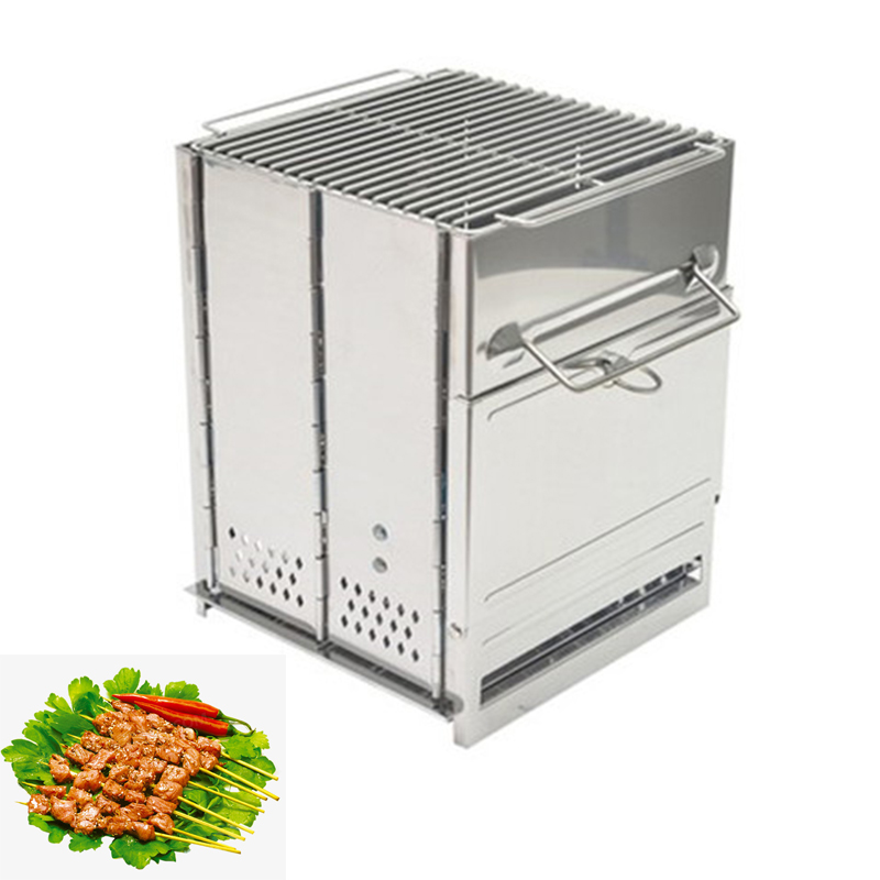 Camping Cooking Accessories - 목재 난로 야외 캠핑 장비 분해