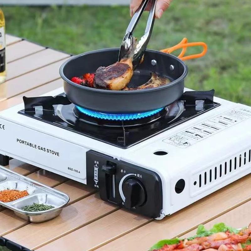 Camping Cooking Set Compact - 휴대용 야외 카세트 스토브 부탄 가스