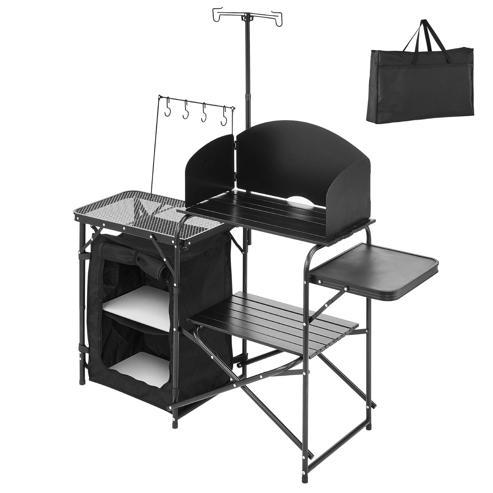 Camping Cooking Cupboard - 캠핑용 주방 테이블, 야외 캠핑 조리