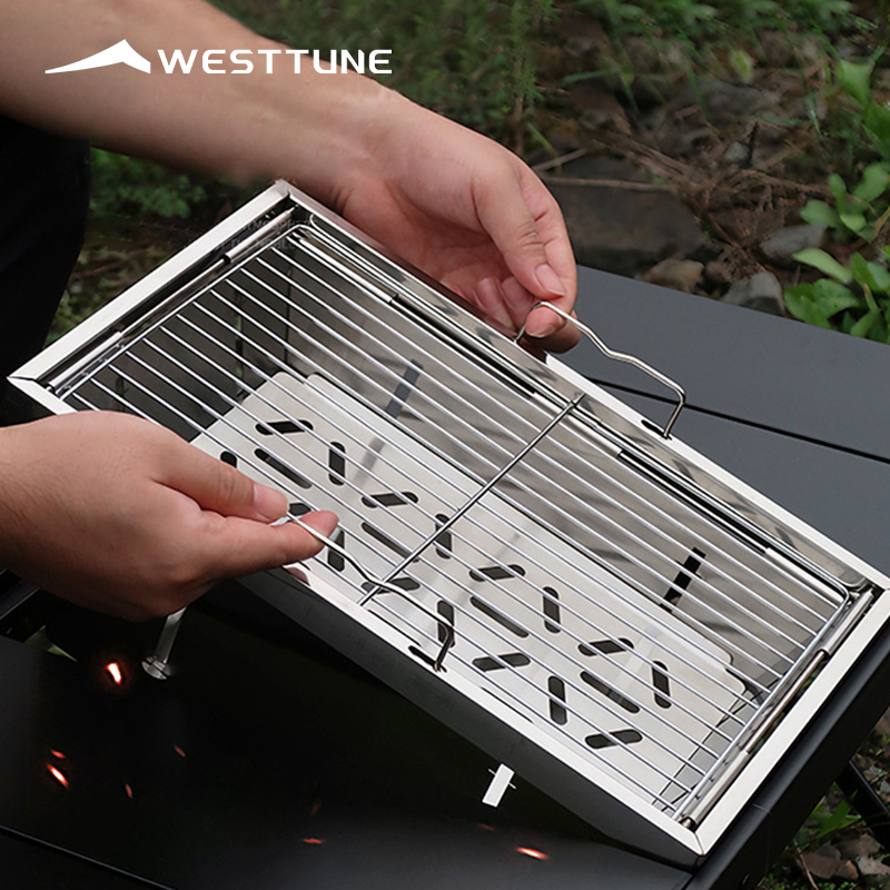 Camp Grill Portable Folding - WESTTUNE IGT 바베큐 그릴 접이식 숯불