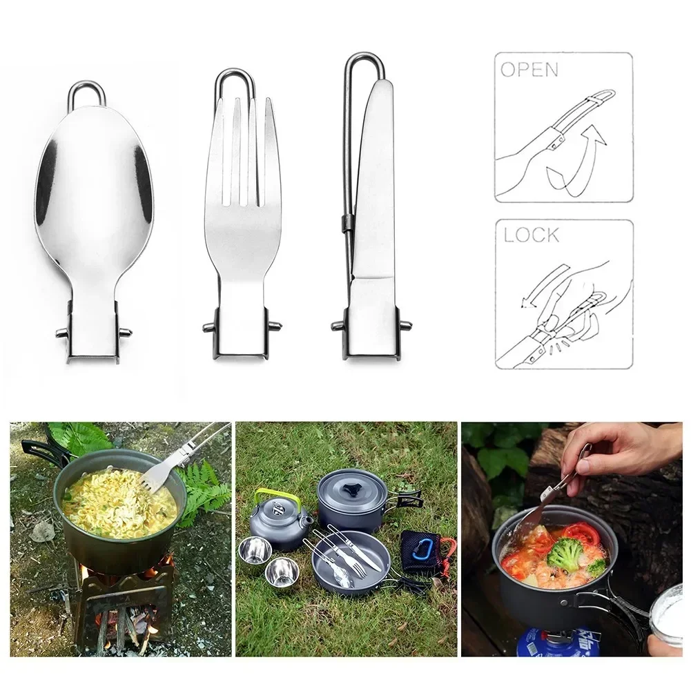 Camping Cooking Knife Set - 1세트 야외 캠핑 피크닉 요리 세트