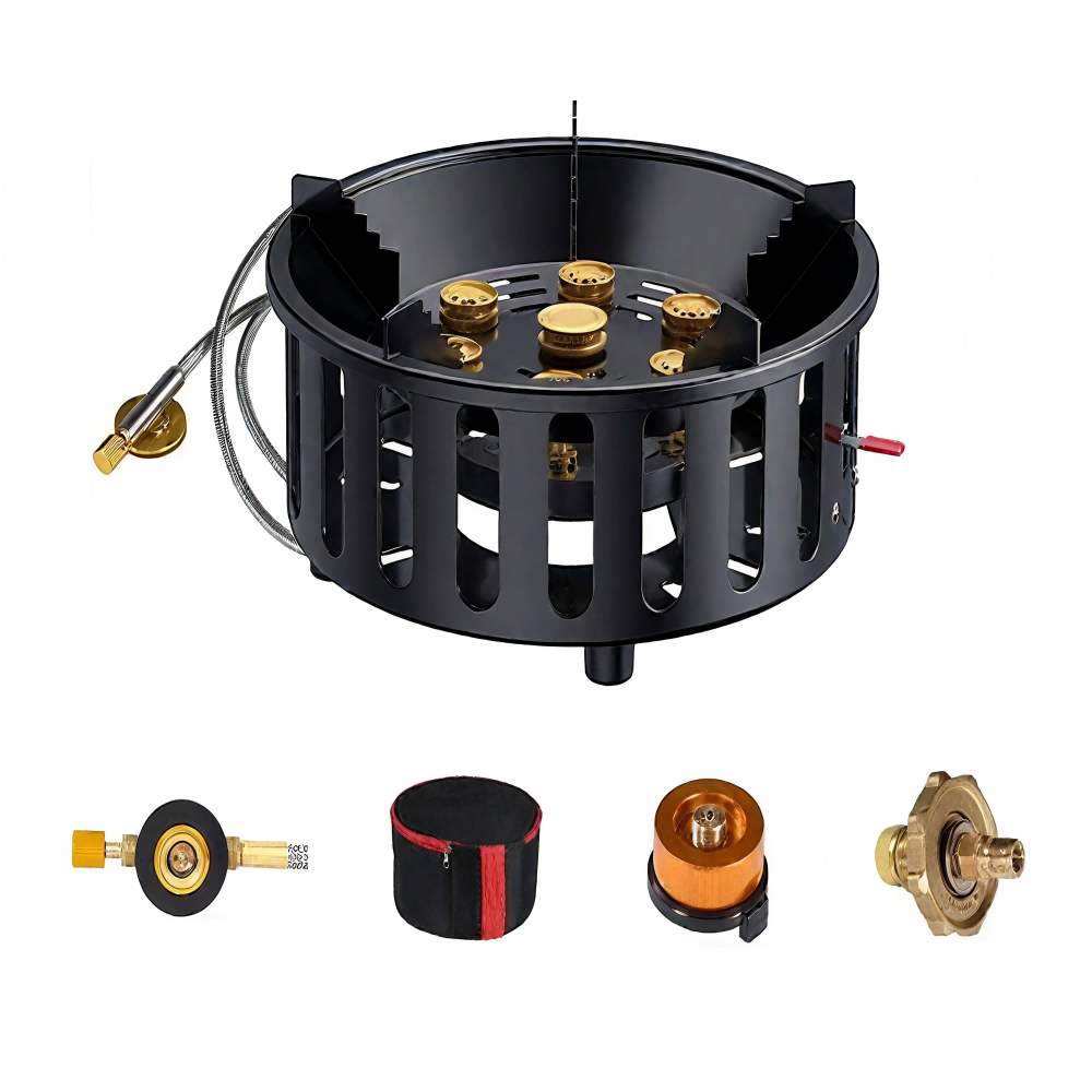 Camping Cooking Drawer - 고출력 7코어 21000W 휴대용 캠핑 스토브,