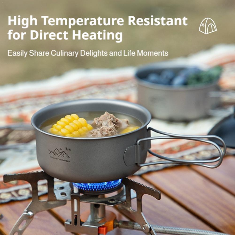 Camping Cooking Hardware - 초경량 티타늄 백패킹 조리기구, 야외 하이킹