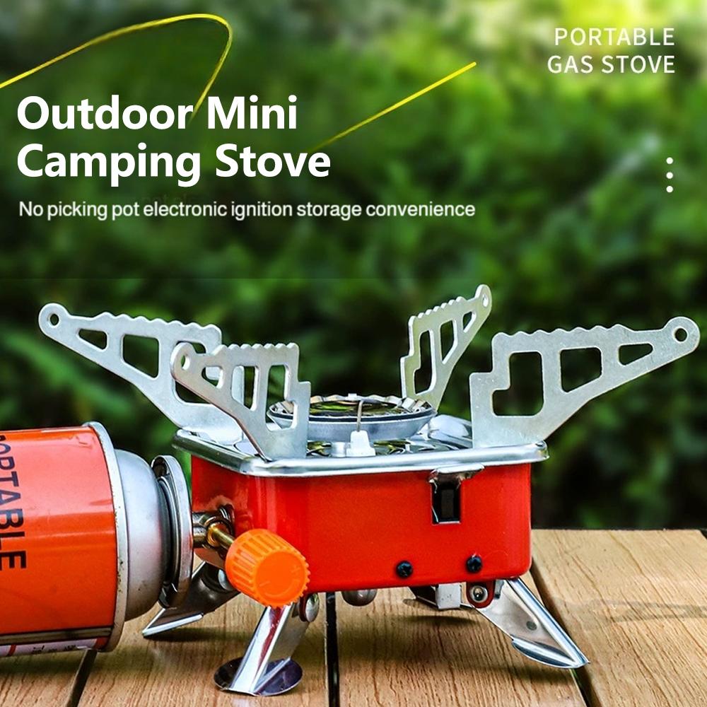 Camping Cooking Drawer - 휴대용 버너 캠핑용 접이식 방풍 휴대용