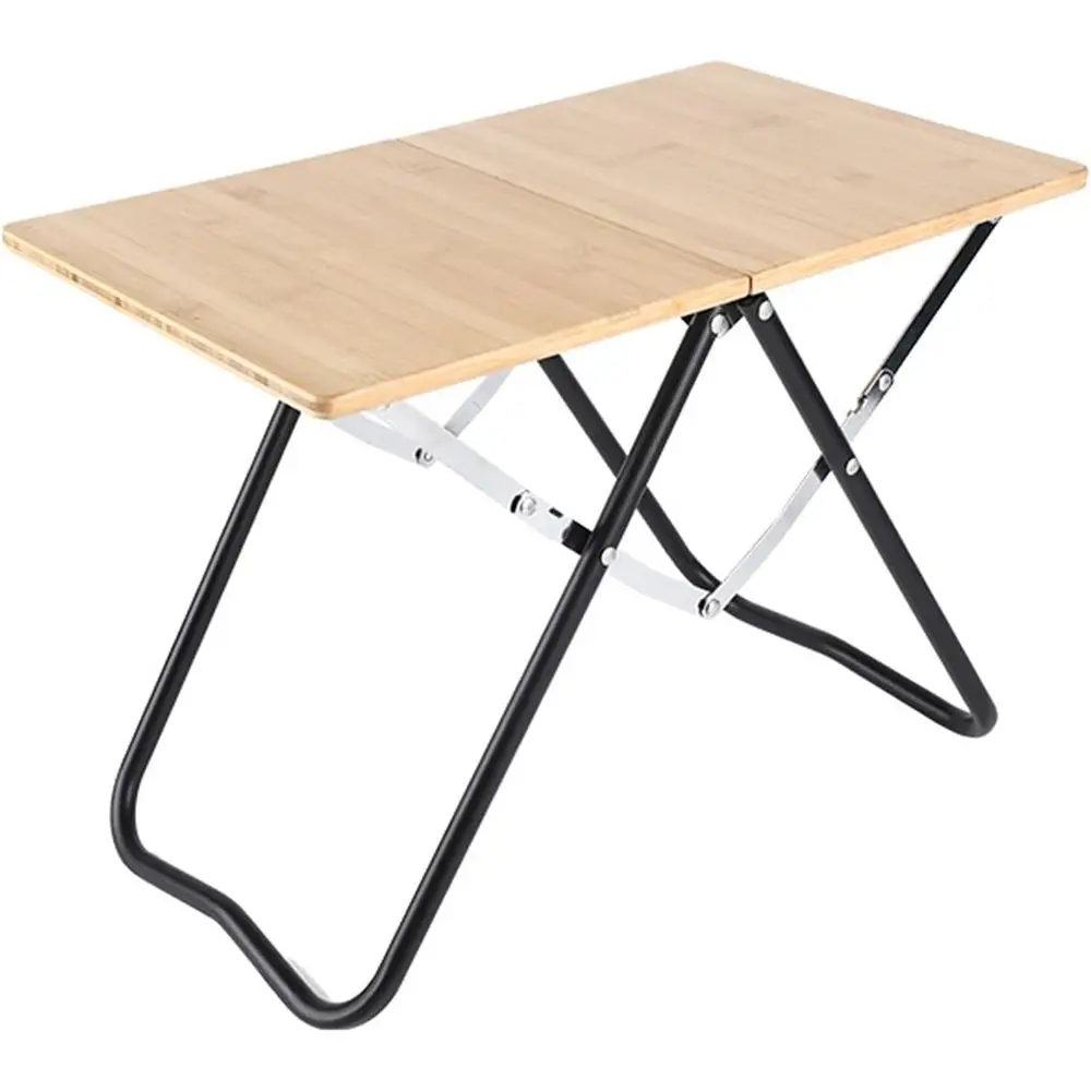 Camp Grill Portable Folding - 휴대용 접이식 대나무 캠핑 테이블 (야외