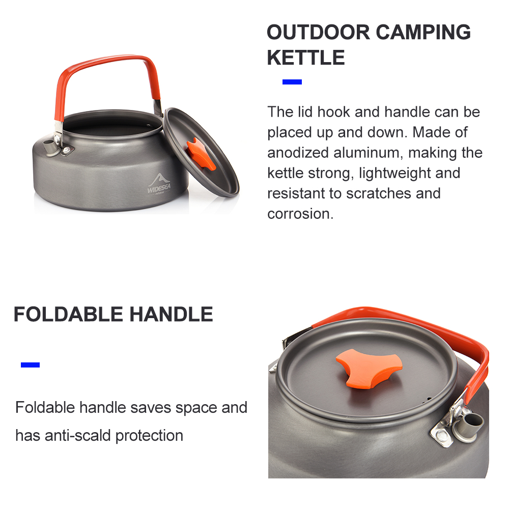 Widesea 캠핑용 물 주전자, 야외 커피 주전자,  - Camping Cooking Utensils Kit 리뷰 및 가격