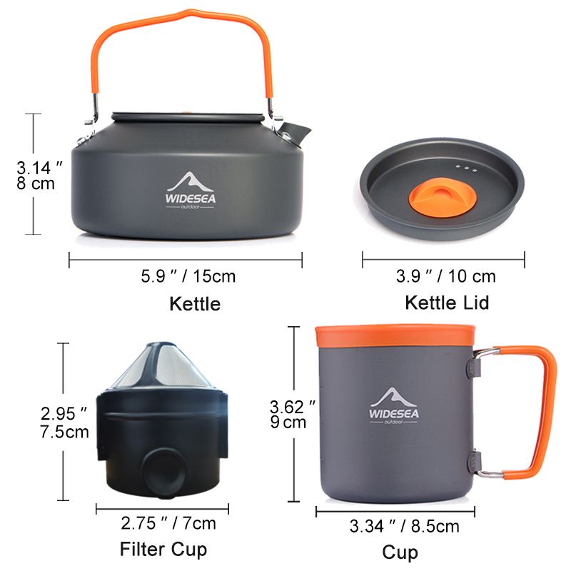 Widesea 캠핑 커피 조리기구 세트, 야외 식기 장 - Camping Cooking Box Set 리뷰 및 가격