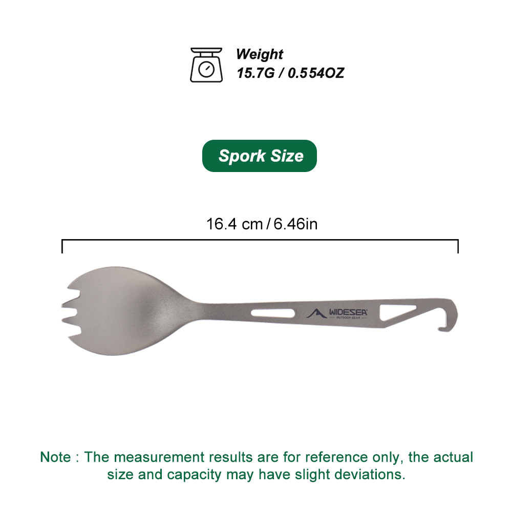 Widesea 캠핑 요리 세트 스포크 티타늄 스푼 여행 - Camping Cooking Hardware 리뷰 및 가격