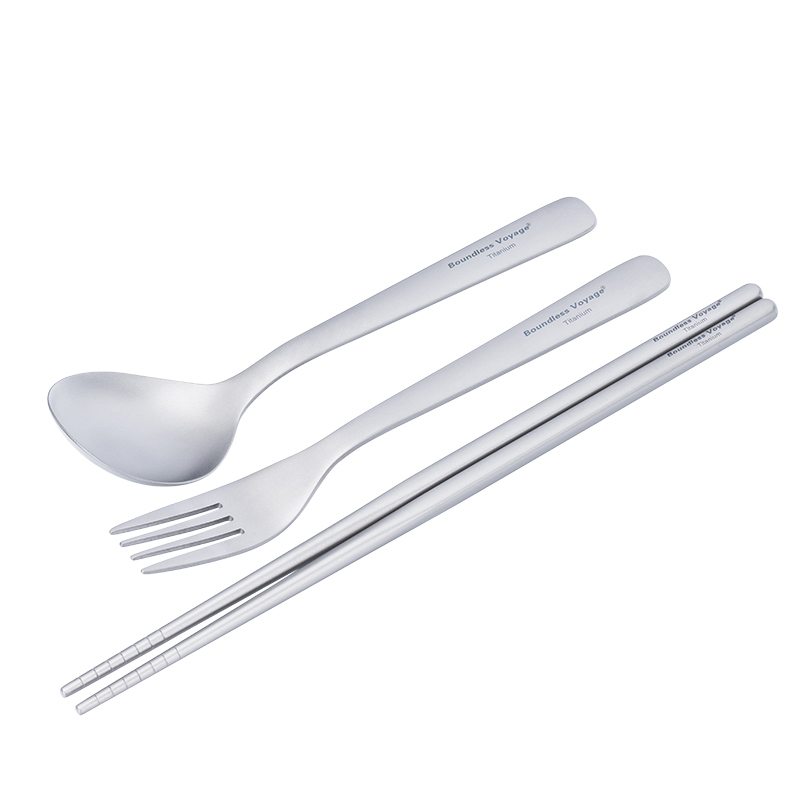 바운드리스 보야지 초경량 티타늄 조리 세트 (수저, 포 - Camping Cooking Knife Set 리뷰 및 가격