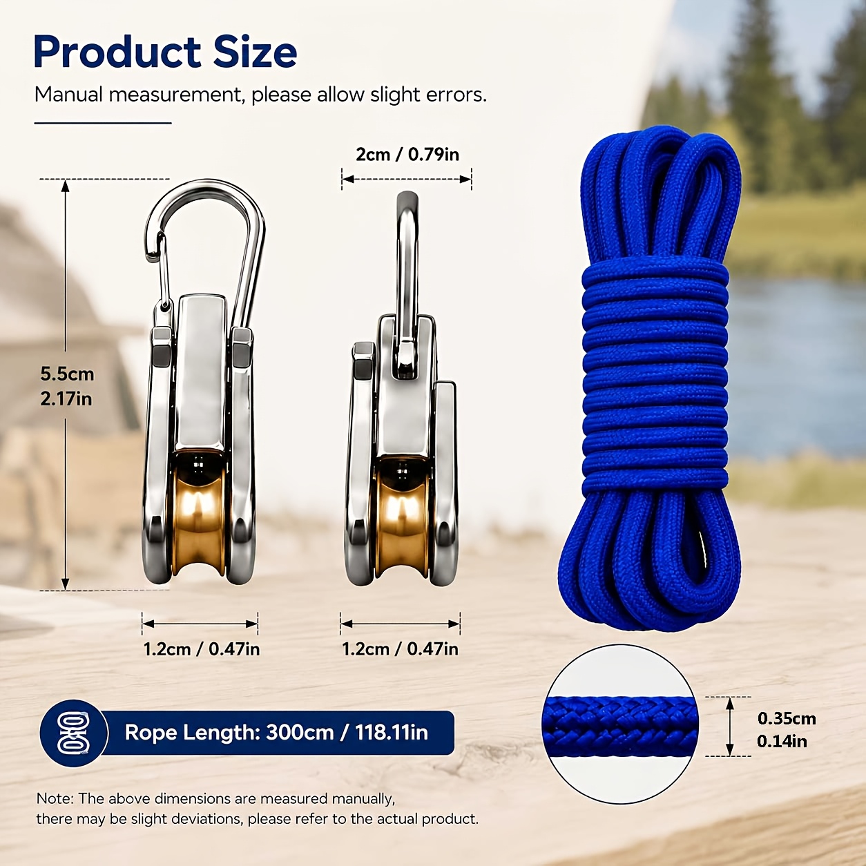 롤러 텐셔너가 포함된 4/6/8개 로프 세트, 안전한  - Camping Cooking Utensils Kit 리뷰 및 가격
