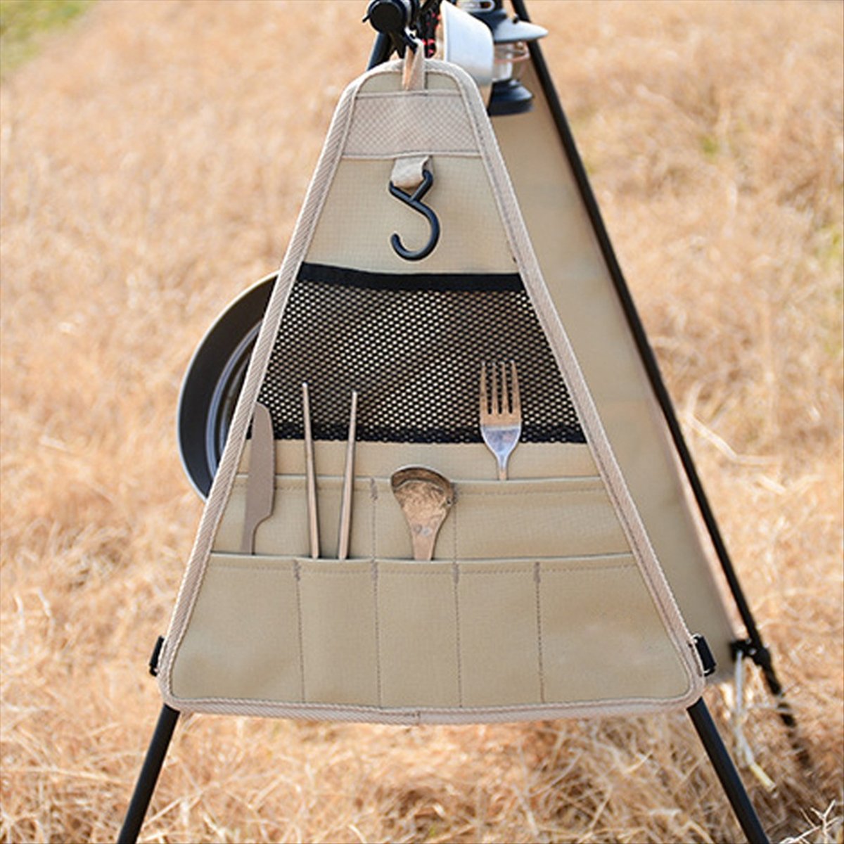 휴대용 캠핑 주방용품 정리 가방, 야외 요리를 위한 걸 - Camping Cooking Utensils Storage 리뷰 및 가격