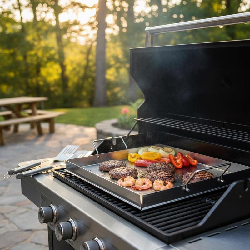 범용 플랫탑 그리들 18x16인치 캠핑, 테일게이팅 파 - Camping Cooking Hardware 리뷰 및 가격