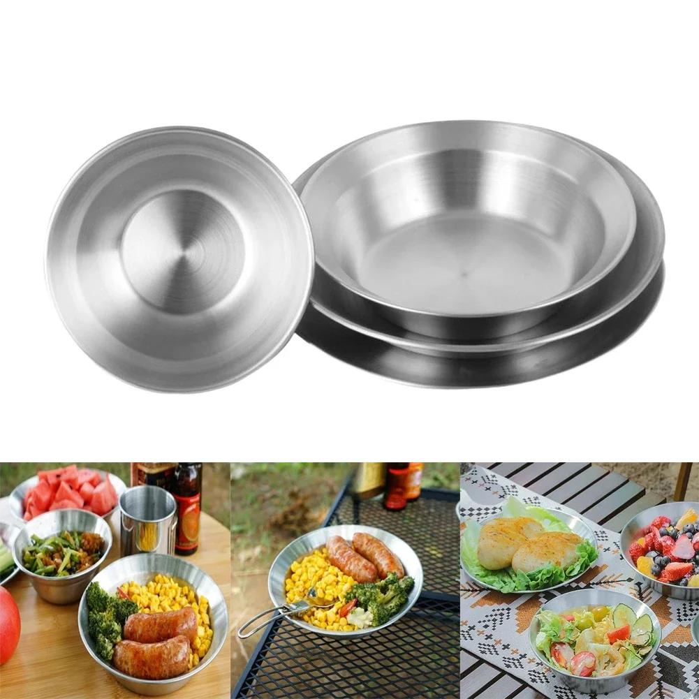 스테인레스 스틸 식기 세트 야외 접시 그릇 바베큐 캠핑 - Camping Cooking Dishes 리뷰 및 가격