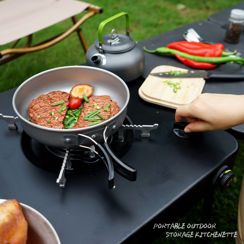 휴대용 이동식 캠핑 키친 테이블, 접이식 야외 조리대  - Camp Grill Portable Folding 리뷰 및 가격