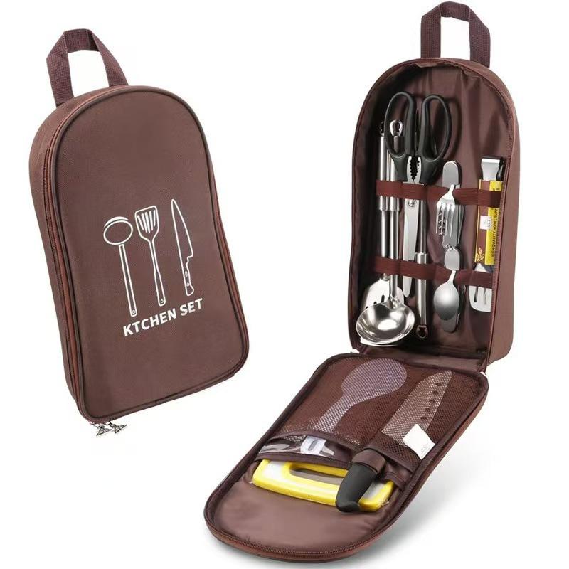 캠핑 도구 정리 가방 야외 요리 보관 휴대용 장비 피크 - Camping Cooking Utensils Storage 리뷰 및 가격