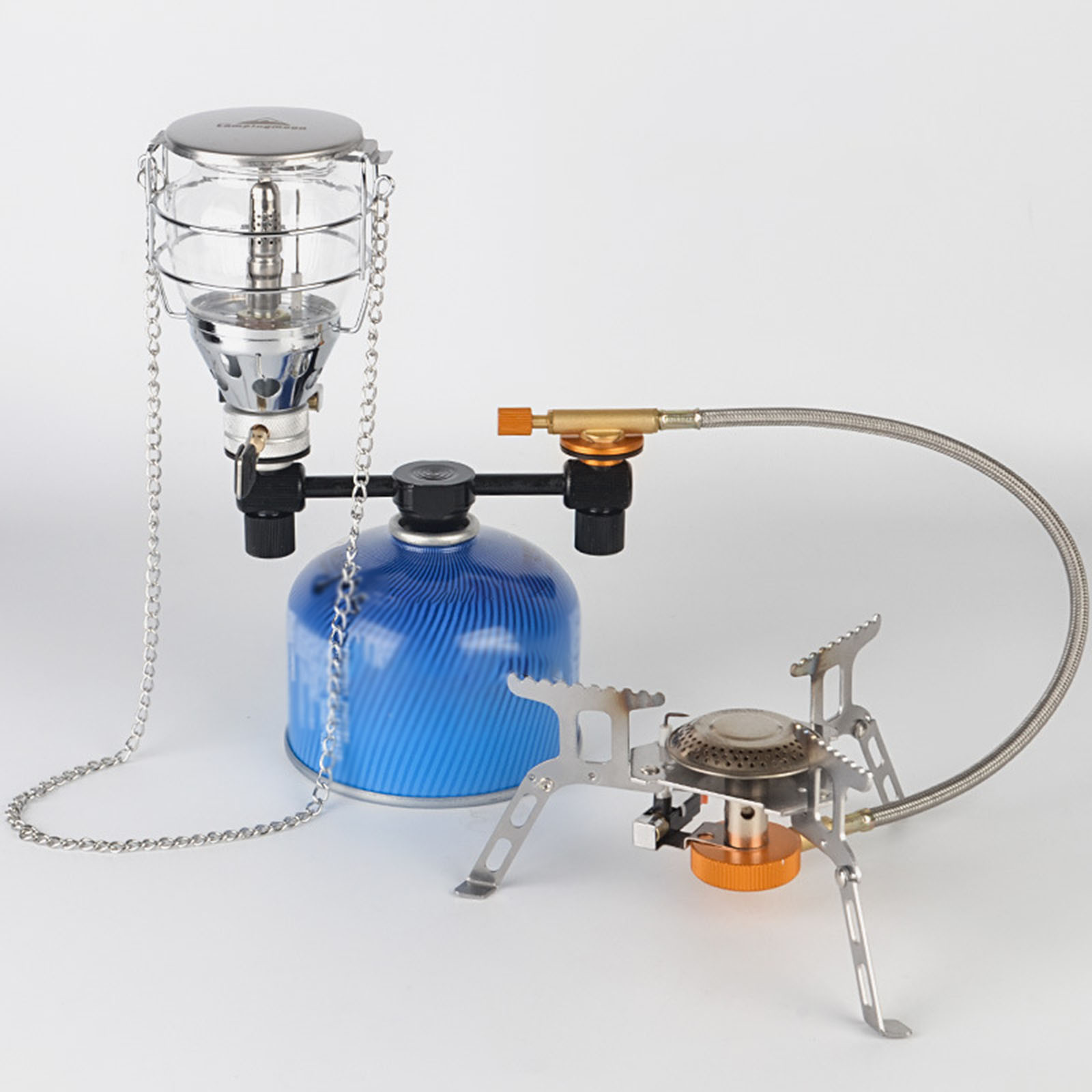 야외 가스 실린더 어댑터 듀얼 아웃렛 알루미늄 합금 휴 - Camping Cooking Cylinder 리뷰 및 가격