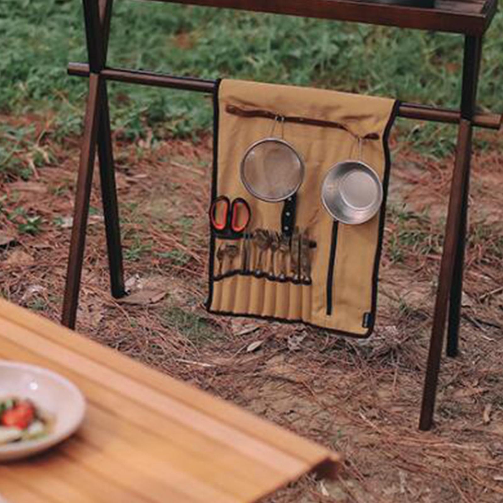 휴대용 캠핑 식기 롤업 가방 식기류 정리 보관 롤 홀더 - Camping Cooking Utensils Storage 리뷰 및 가격