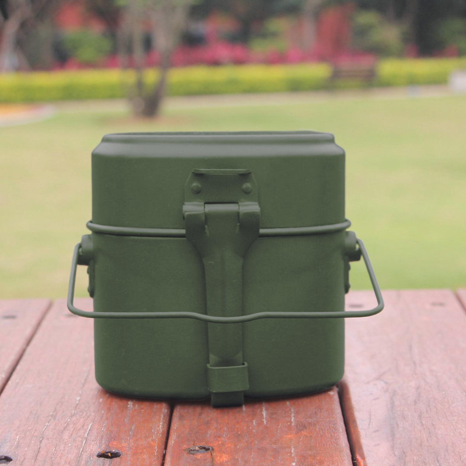 야외용 조리기구 세트 알루미늄 도시락 보온팬 식기 세트 - Camping Cooking Box Set 리뷰 및 가격