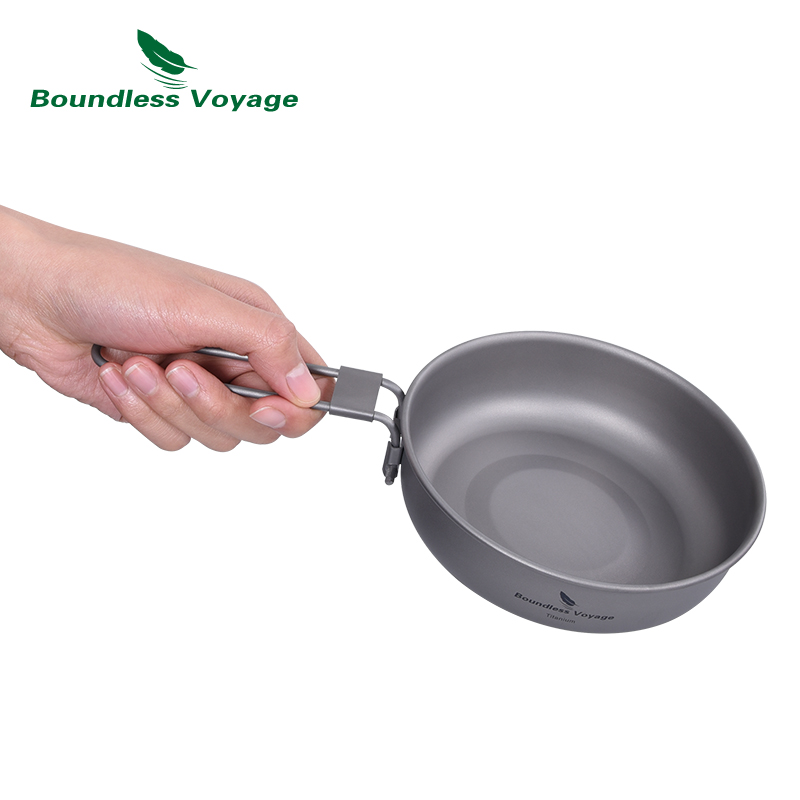 무한 항해 접이식 손잡이가있는 초경량 티타늄 프라이팬  - Camping Cooking Set Compact 리뷰 및 가격