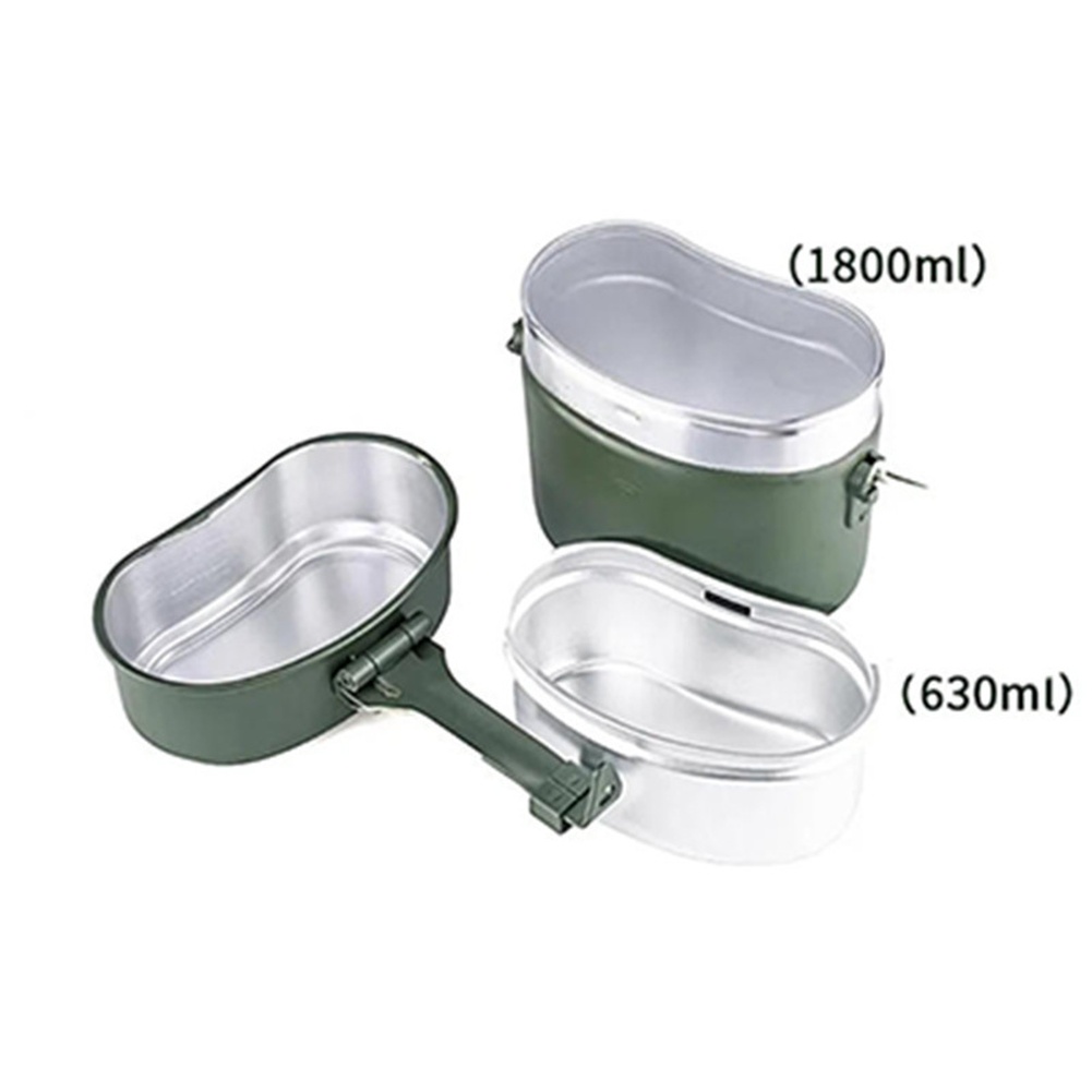 3개 알루미늄 도시락 세트 630ML 휴대용 컴팩트 조 - Camping Cooking Box Set 리뷰 및 가격