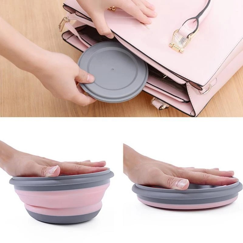 3개 실리콘 접이식 도시락 세트, 피크닉 캠핑 하이킹용 - Camping Cooking Dishes 리뷰 및 가격