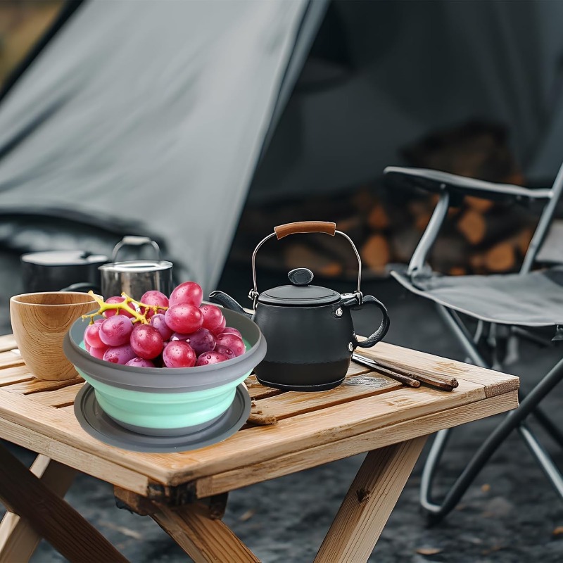 3개 실리콘 접이식 도시락 세트, 피크닉 캠핑 하이킹용 - Camping Cooking Dishes 리뷰 및 가격