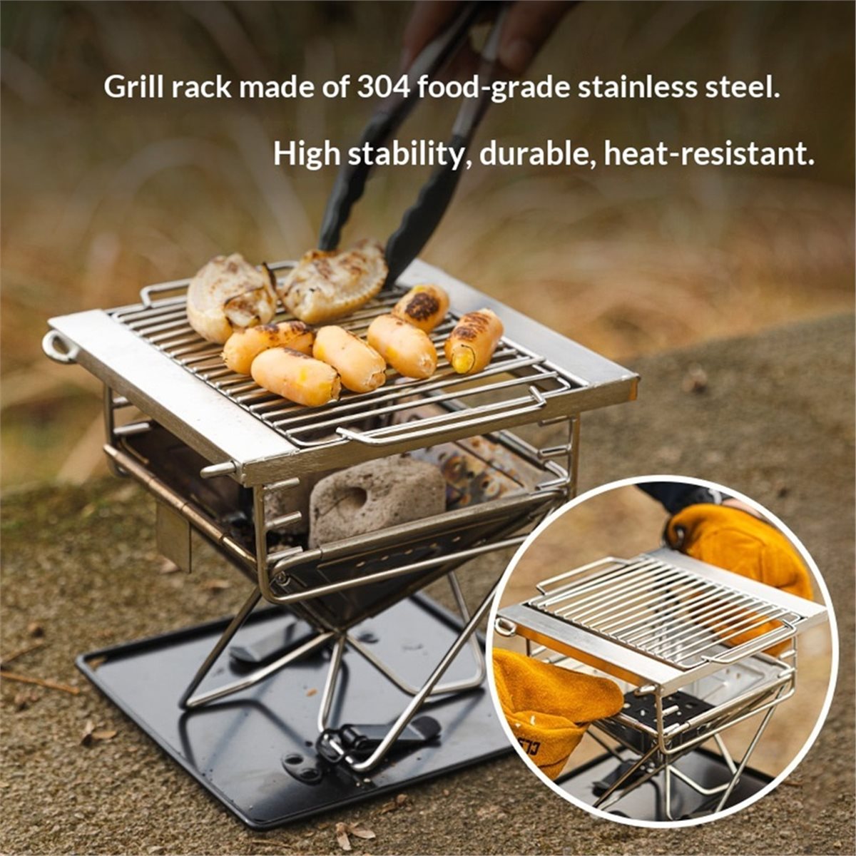 M10K 야외 캠핑 접이식 그릴 스테인레스 스틸 휴대용 - Camp Grill Portable Folding 리뷰 및 가격