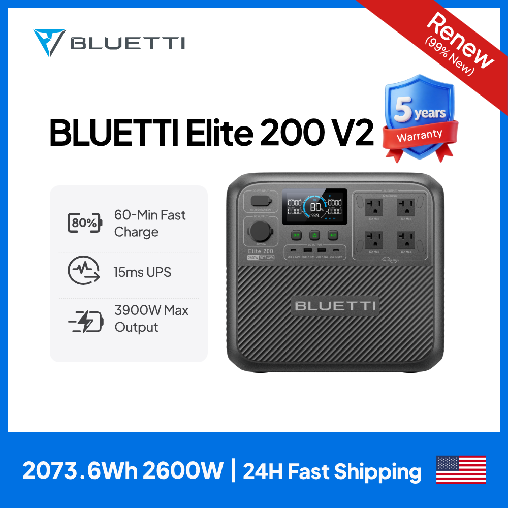 【리뉴얼】BLUETTI Elite 200 V2 휴대용  - Camping Cooking Utensils Kit 리뷰 및 가격