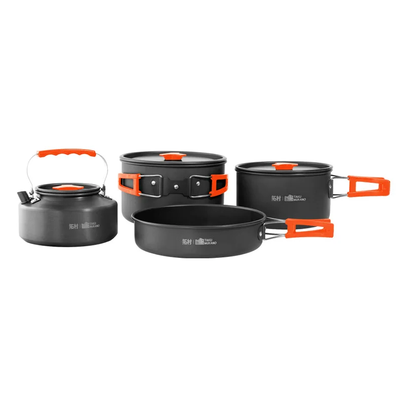 캠핑 조리기구 세트 야외용 초경량 알루미늄 냄비 주전자 - Camping Cooking Accessories Set 리뷰 및 가격