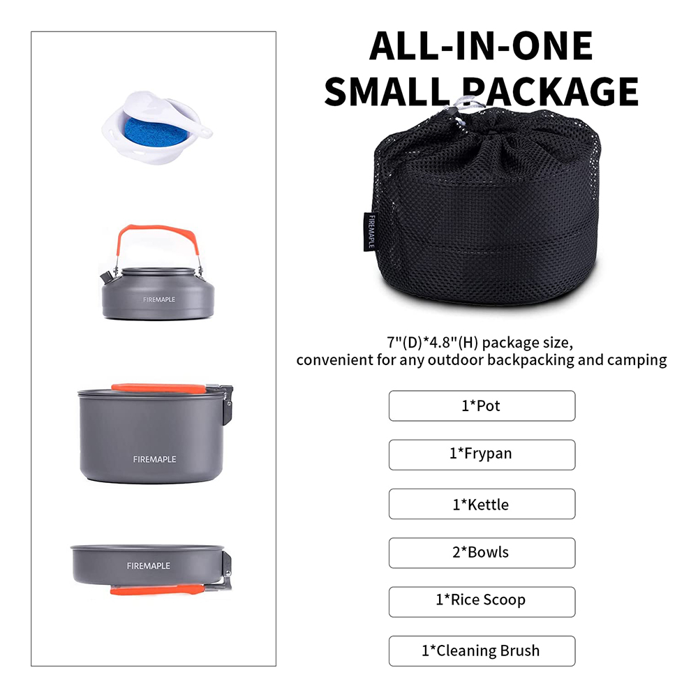 화재 메이플 피크닉 냄비 팬 세트 야외 캠핑 하이킹 조 - Camping Cooking Box Set 리뷰 및 가격