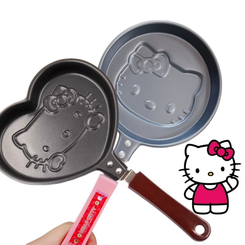 귀여운 헬로키티 미니 만화 팬케이크 계란 프라이팬 카와 - Japan Camping Cooking 리뷰 및 가격