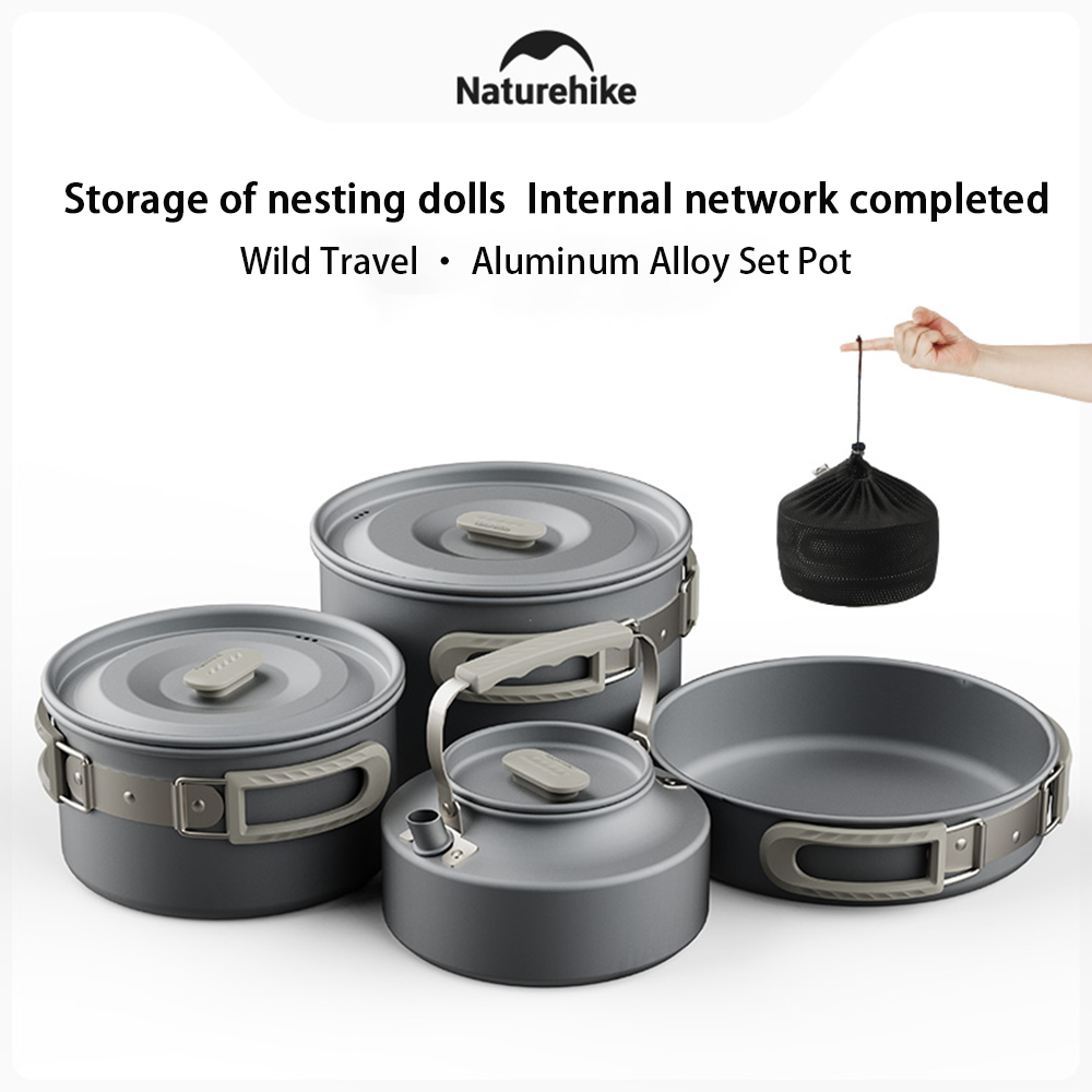 네이처하이크 야외 냄비 세트, 캠핑 요리 장비, 휴대용 - Camping Cooking Set Compact 리뷰 및 가격