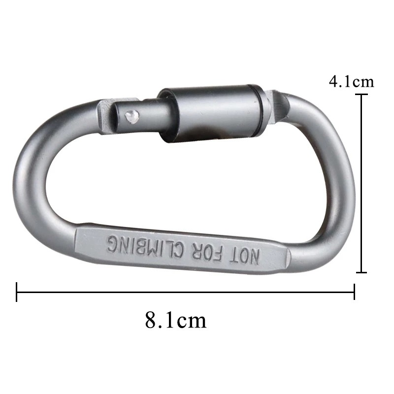 4-6개 세트 카라비너 키홀더 캠핑 생존 EDC 야외  - Camping Cooking Accessories 리뷰 및 가격